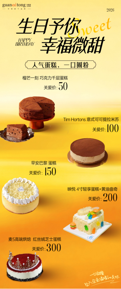 福利煥新，心意升溫 | 關(guān)愛(ài)通2026生日福利，點(diǎn)亮專(zhuān)屬幸福時(shí)刻！