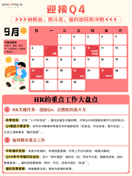 關愛通梳理 | 2026HR日歷：全年重點盡在掌握，提效必備