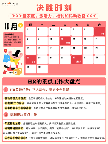 關愛通梳理 | 2026HR日歷：全年重點盡在掌握，提效必備